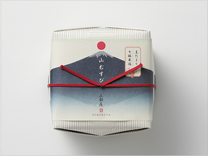 山むすび富士山掛け紙パッケージ