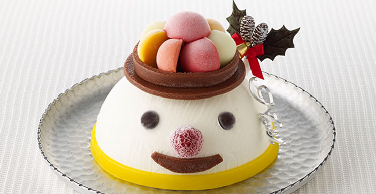 クリスマスアイスケーキ(スノーマン)