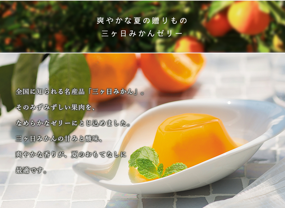 三ヶ日みかんゼリー